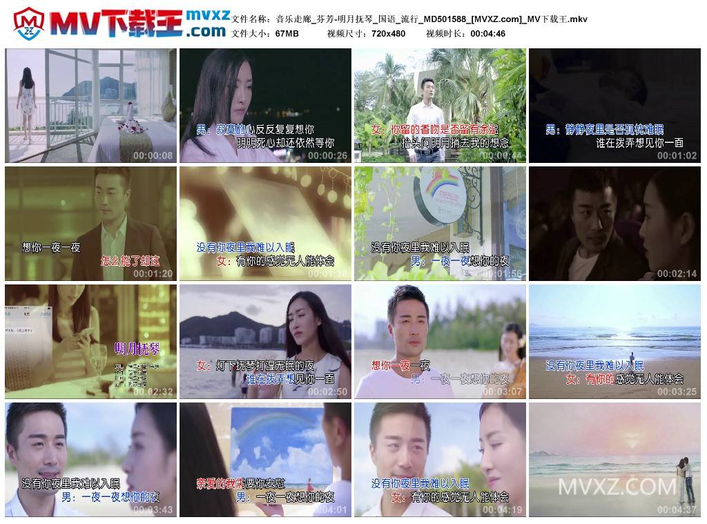 音乐走廊_芬芳-明月抚琴_国语_流行_MD501588